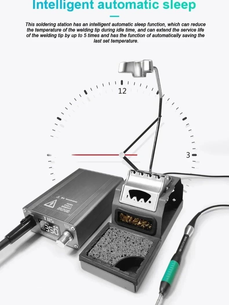 Stasiun Solder Listrik Mikro N - C115 Nano Soldering Iron Station ulasan dan harga