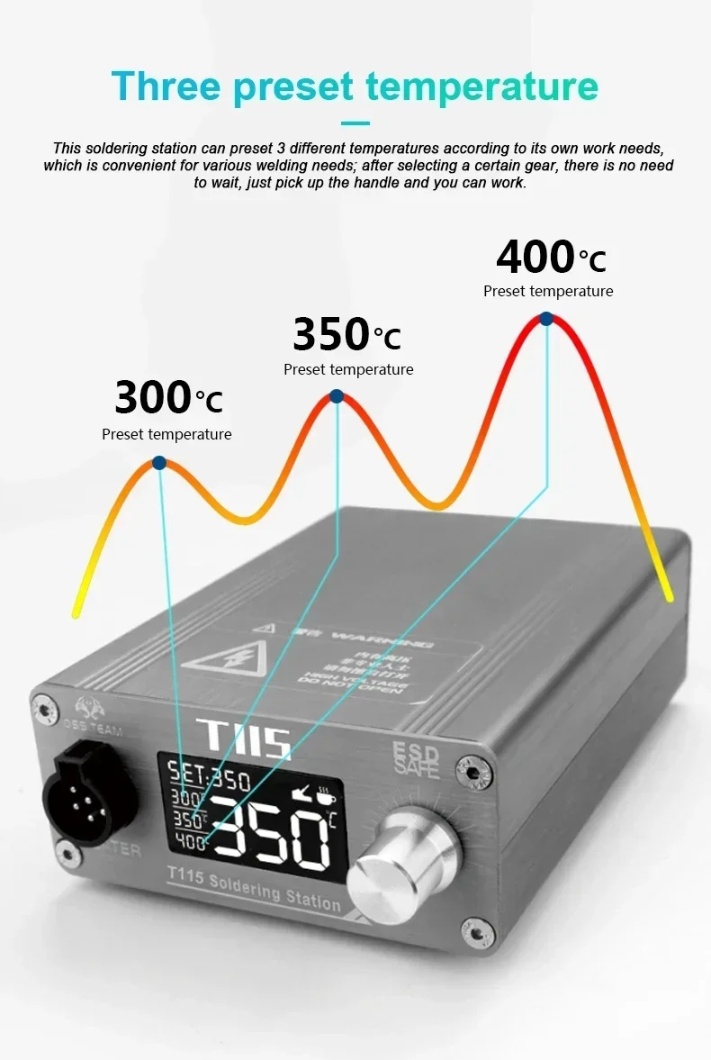 Stasiun Solder Listrik Mikro N - C115 Nano Soldering Iron Station ulasan dan harga