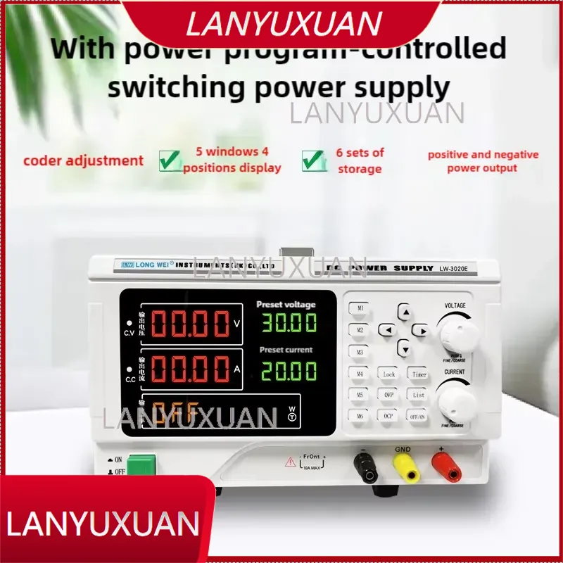 Longwei LW-1560E 900W 15V 30V  - High Precision Dc Power Supply 30V 10A ulasan dan harga