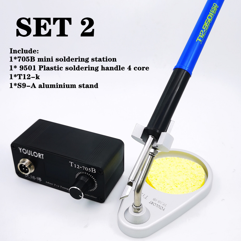 Solder T12-705B MINI, stasiun  - T12 Soldering Station Oled ulasan dan harga