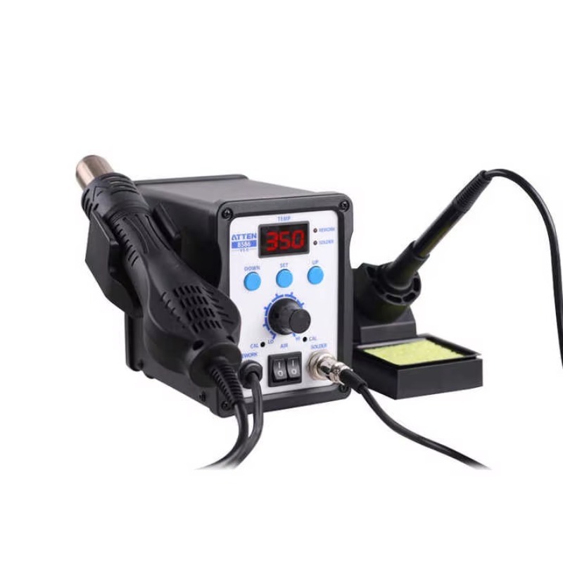 ATTEN AT8586 2 in 1 750W Stasi - 2 In 1 Soldering Rework Station 750W ulasan dan harga