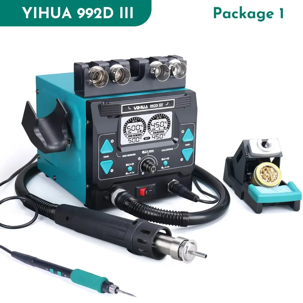 YIHUA992D-III 1000W Kit Solder - C210 Precision Soldering Station ulasan dan harga