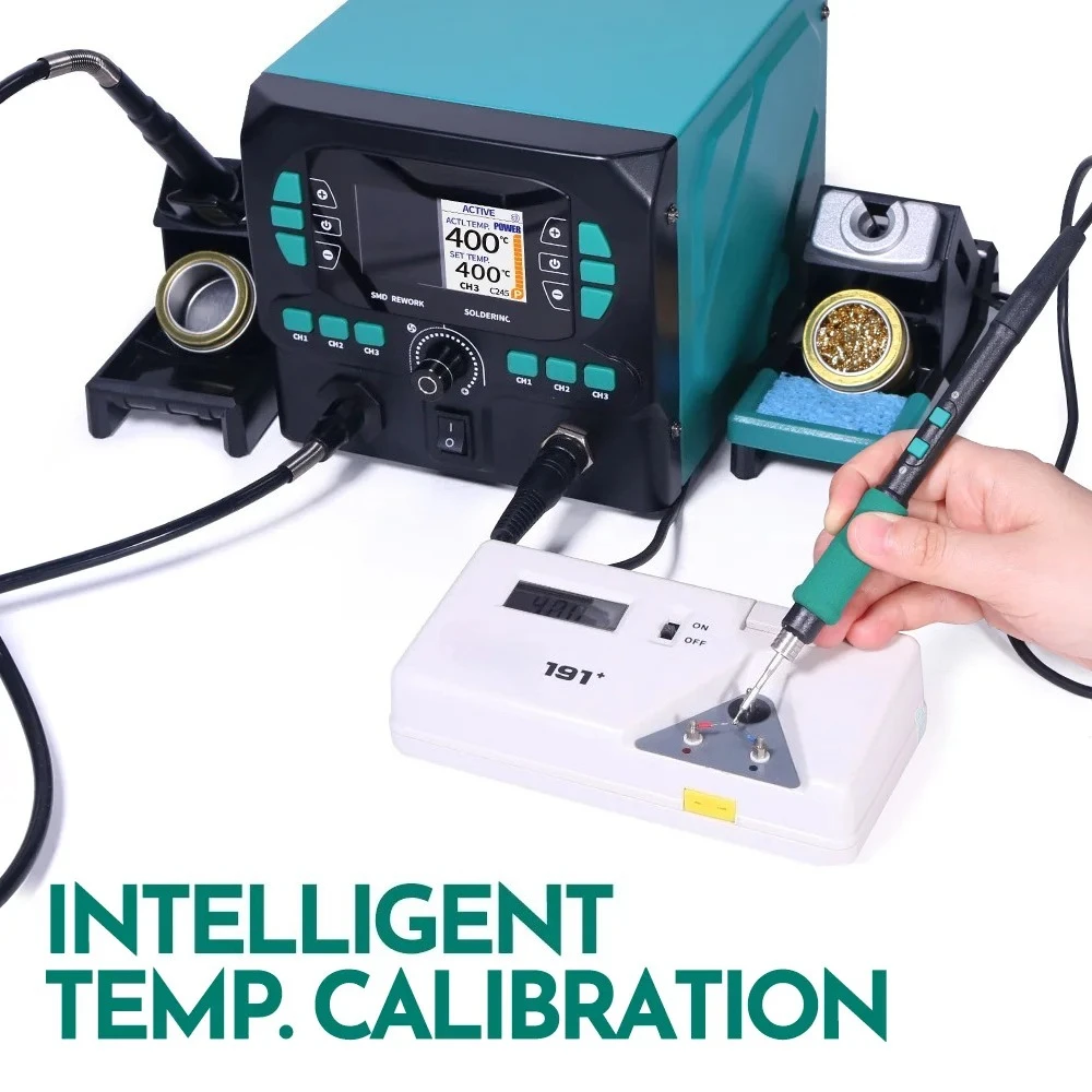 992D-II 2 In1 Alat Nano Hot Ai - C210 Precision Soldering Station ulasan dan harga