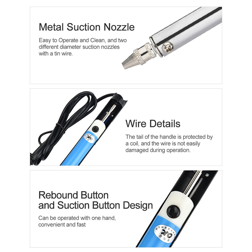 AC 220V mesin pematrian listri - Desoldering Pump Electric Vacuum Station ulasan dan harga